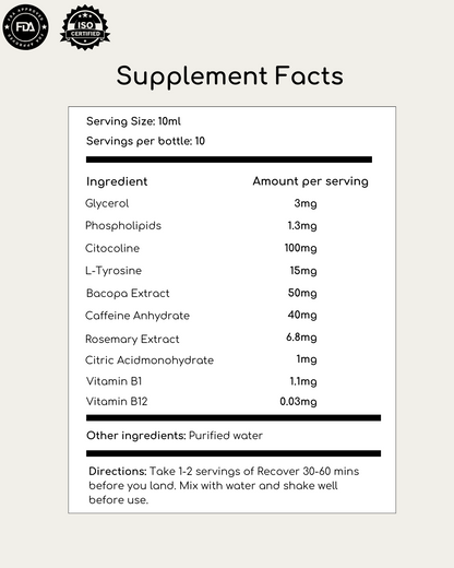 Recover: Post-Flight Recovery Blend
